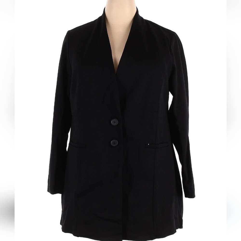💥Sale💥NWOT Torrid Elegant Black Longline Blazer